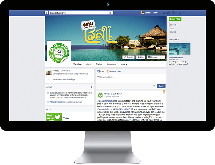 CareerOne approached RADAR to create a Facebook campaign