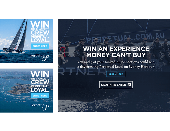 Perpetual approached RADAR to design and develop an immersive website experience for their Sydney to Hobart promotional campaign