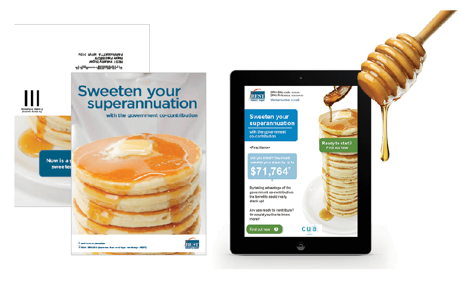 REST Industry Super engaged  RADAR create an Integrated Direct Mail Campaign